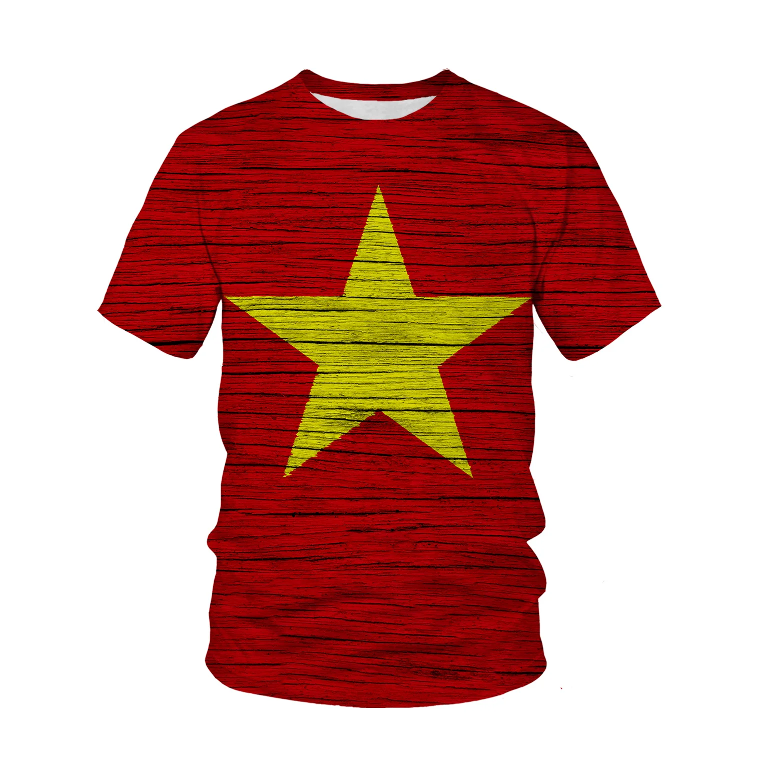 Vietnam Flag Pattern 3d Printe - Street Fashion Vietnam recension och pris