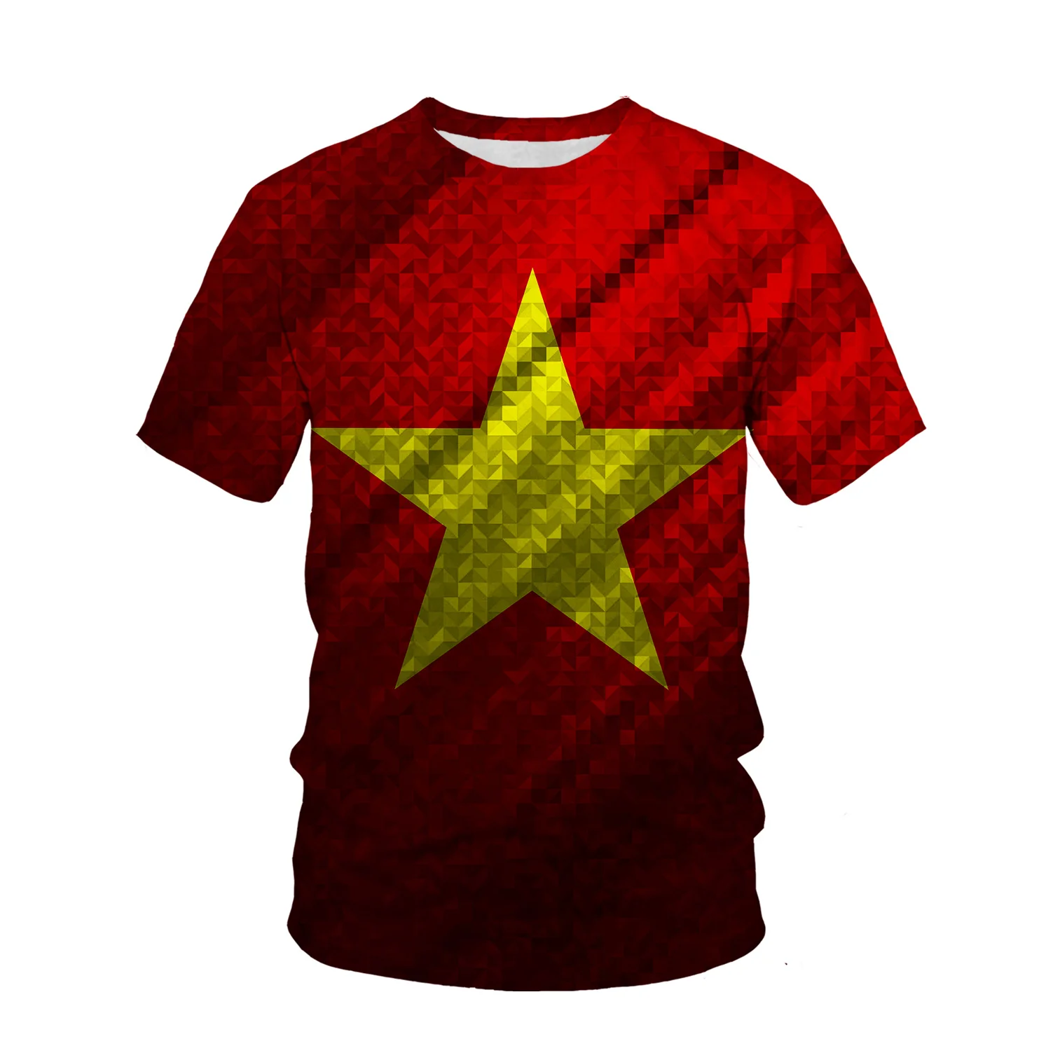 Vietnam Flag Pattern 3d Printe - Street Fashion Vietnam recension och pris