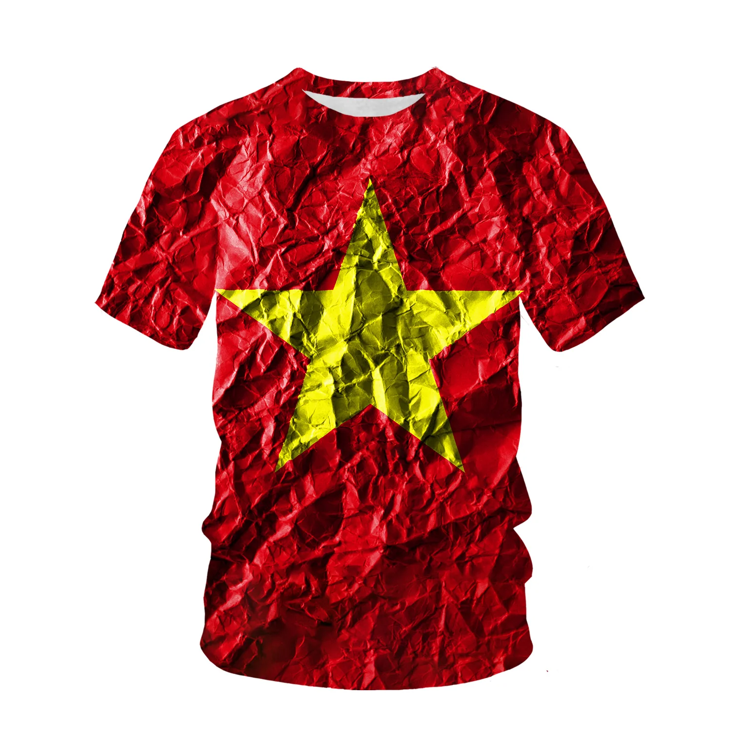 Vietnam Flag Pattern 3d Printe - Street Fashion Vietnam recension och pris