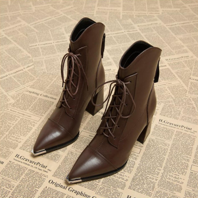 Women's Ankle Boots Fashion Po - Street Fashion Dress recension och pris